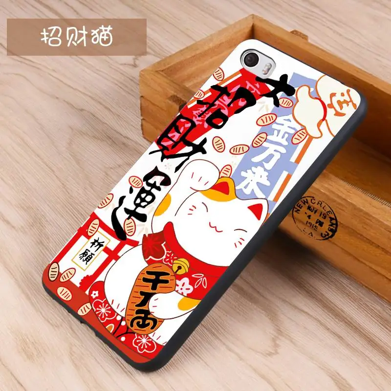 Case for Xiaomi mi5 Case Silicone Cover for Xiaomi mi5 Case Cover bag Skin Wolf Fish Skull mi5 Fundas 100% BiNFUL 18