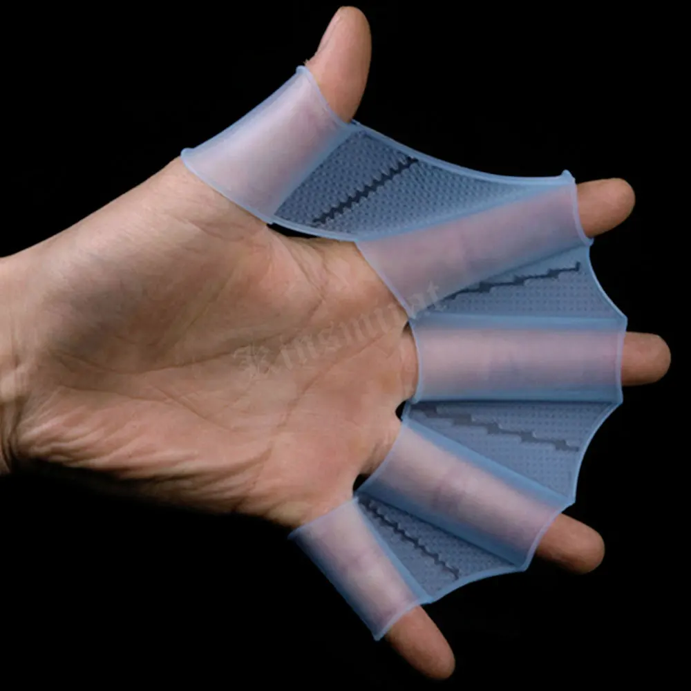 1 пара перчаток для плавания, перчатки для плавания с плавниками, силиконовые перчатки для тренировок с плавниками