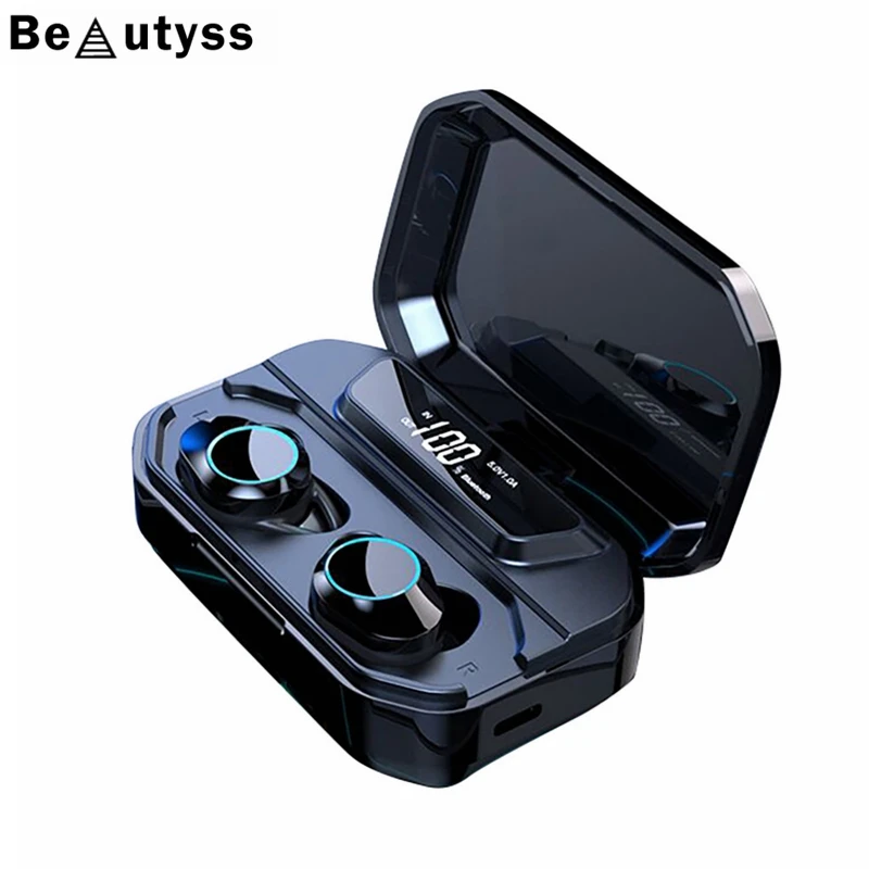 Beautyss TWS BT 5 0 IP67 Стерео Наушники Hi-Fi наушники-вкладыши гарнитура звук спортивные