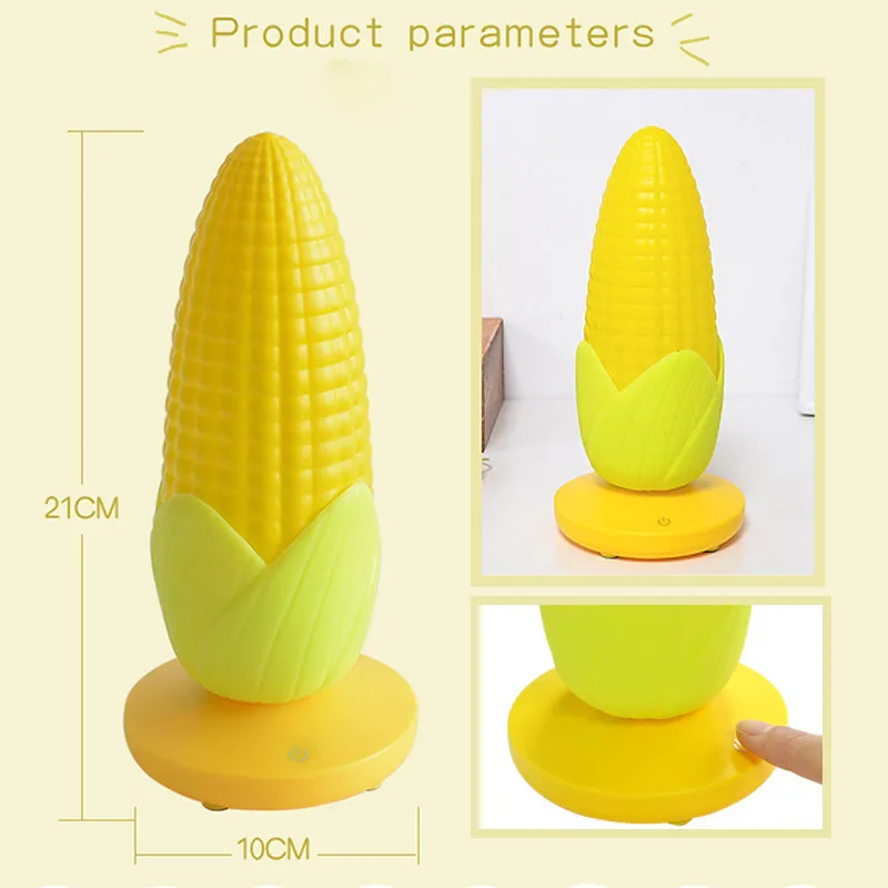 Lovely-Corn-Night-Light-3-Modes-Dimmable-USB-Rechargeable-Bedside-Sleep-Lamp-Touch-Sensor-Night-Lamp