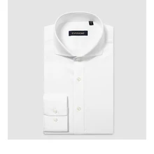 Брендовые новые высококачественные мужские рубашки из хлопка, мужские рубашки с длинным рукавом, деловые свадебные рубашки, однотонные, белые, синие