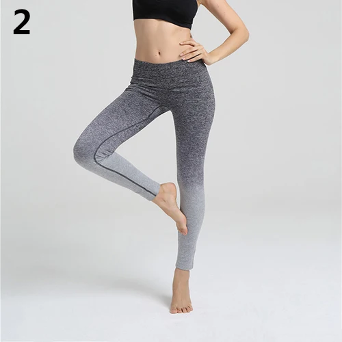 

Womens Fitness Stretch Cropped Pants Seamless Leggings