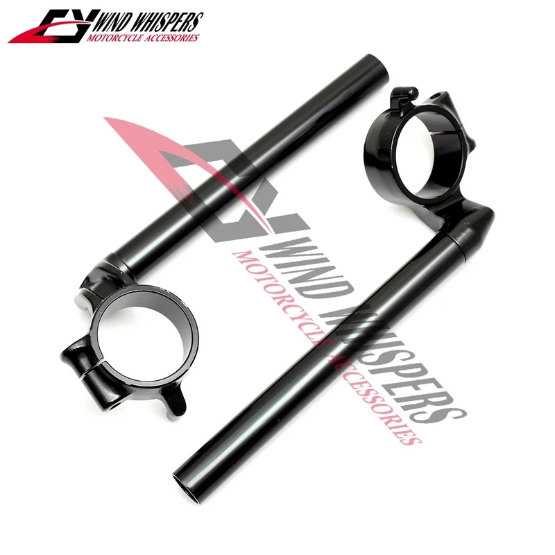 

48mm Motorcycle 7/8" Clip-On Handlebars For Honda CBR600RR CBR 600 RR CBR600 RR F5 2005 2006 2007 2008 2009 2010 2011 2012