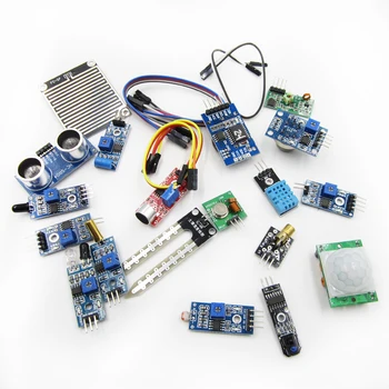 

Smart Home 16 in 1 Sensor Modules Project Starter Kits for Arduino Raspberry Pi 2 3