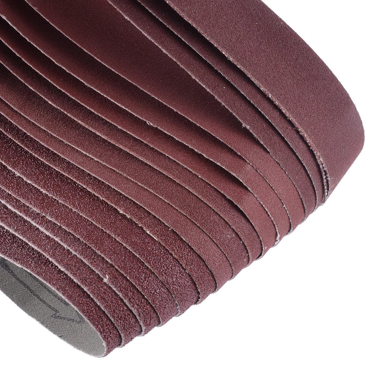 760*25mm 80/100/150/240/320 Grit Sanding Belt Aluminum Oxide Sander Grinding Abrasive Belts Grinder Accessories 15pcs