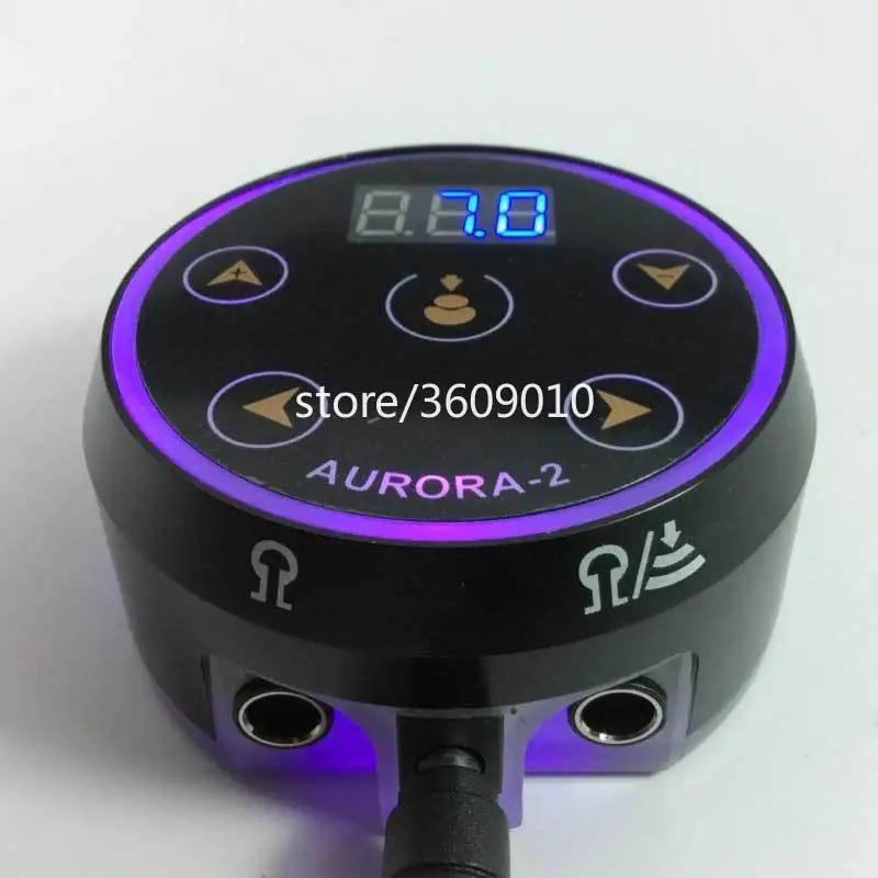 

AURORA II LCD Mini Tattoo Machines Power Supply Professional Tattooing Permanent Makeup Equipment Free Shipping