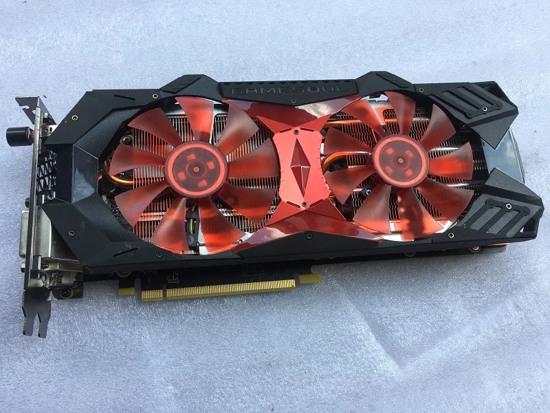  GTX960 2G game graphics card with light graphics 