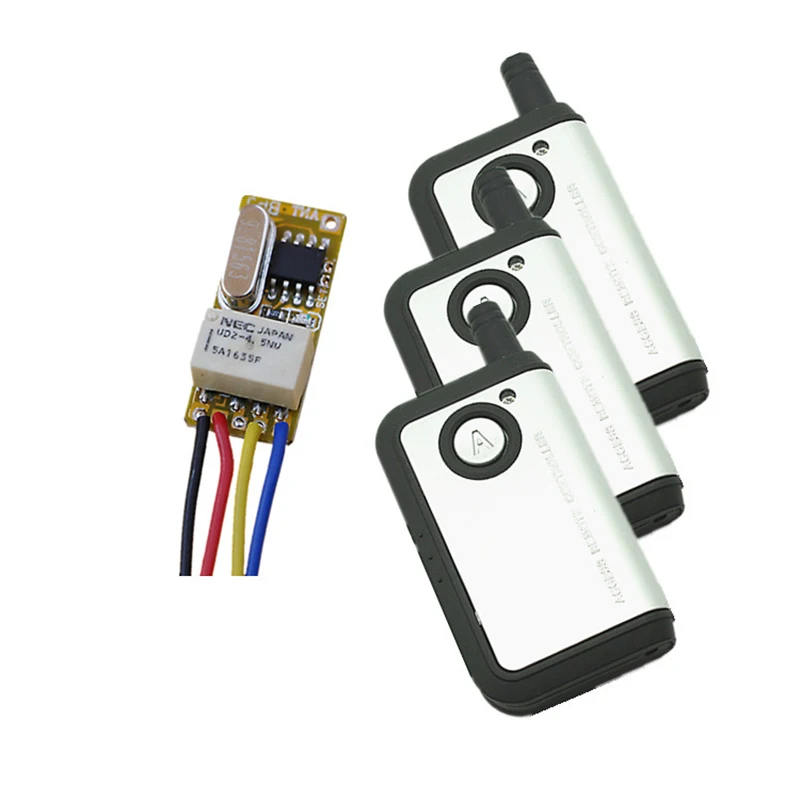 

Mini Relay Switch DC 3.7V 4.2V 4.5V 5V 6V 7.4V 9V 12V Contact NO COM NC Remote Wireless Switch