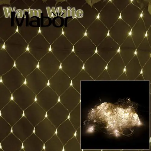 

LED Light Net Mesh String Fairy Curtain Christmas Decorations EU Plug 4MX6M
