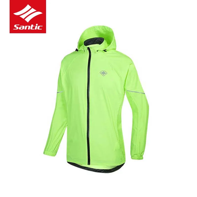 

Santic Men Cycling Jacket With Hood 2017 Rainproof Road Bike Bicycle Jersey MTB Climbing Hiking Raincoat Wind Coat Ropa Ciclismo