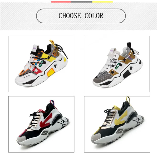 Sneakers Women Running Shoes Increasing 6CM INS Ulzza Harajuku Sneakers Cushioning Height Platform Breathable Sports Walking (2)