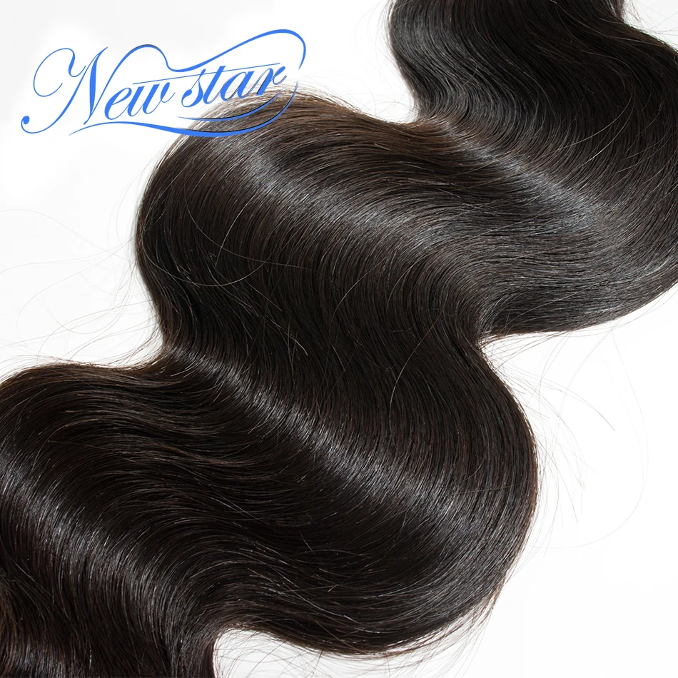 New-Star-Brazilian-Body-Wave-Hair-Weave-1-3-4-Bundles-One-Donor-Thick-Virgin-Human