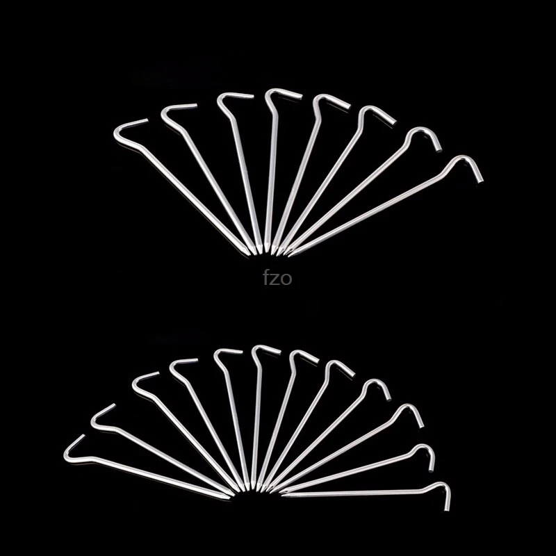 

8pcs Outdoor Picnic Camping Fishing Canopy Ground Pin Tent Pegs Stakes Nails