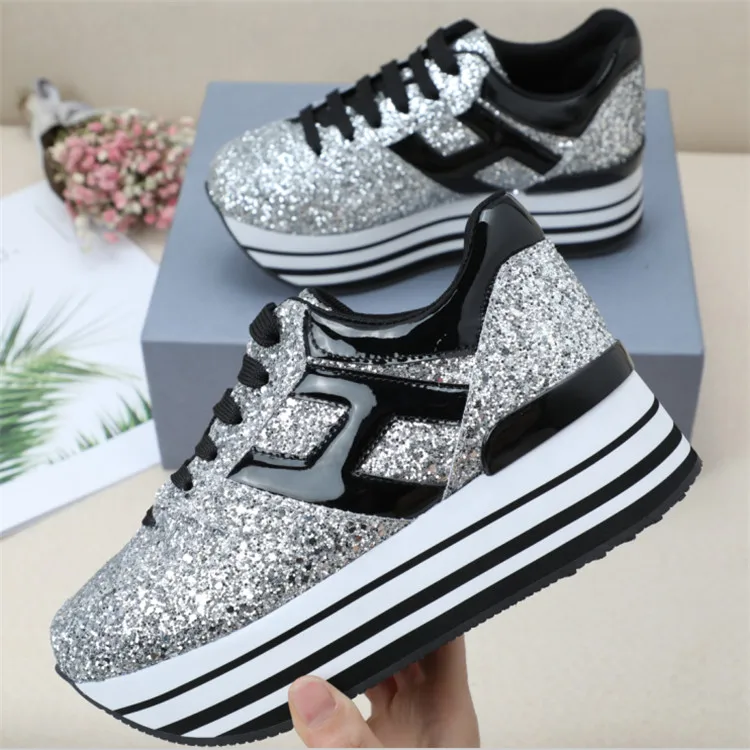 Marea Plataforma De Mujer Baja Plana Zapatillas As Spring Pic Superstar Hot Zapatos Bling as Casuales Otoño Encaje Flats Pic Cozy Deporte PaxvAqpw
