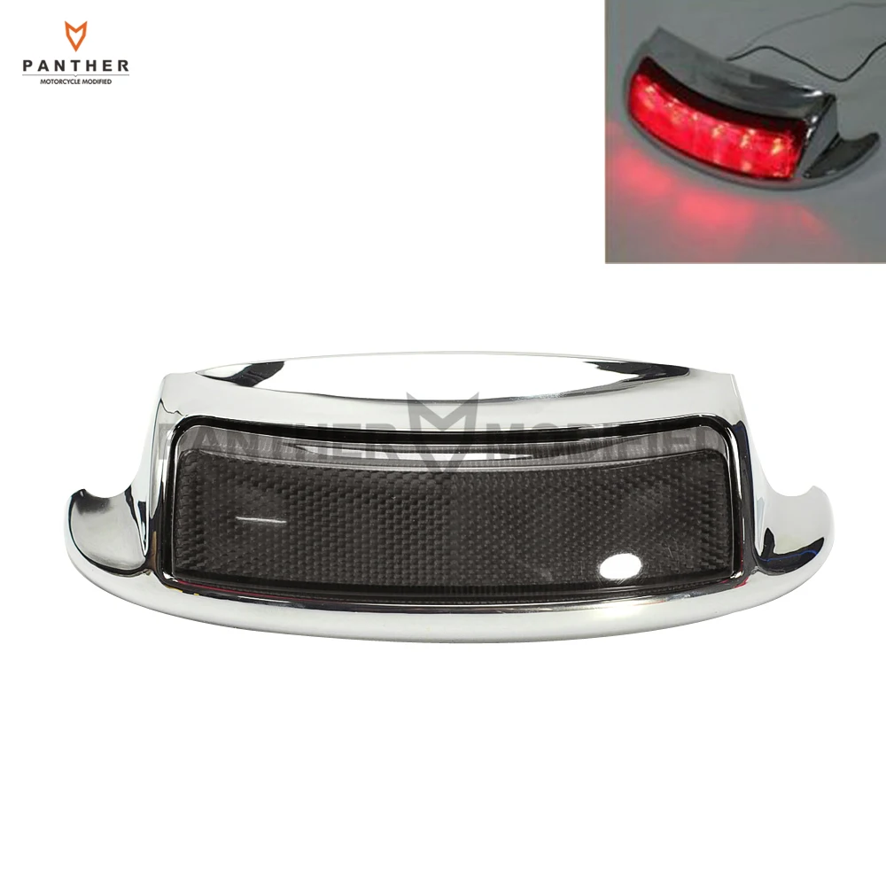 

SmokeLens Motorcycle Rear Fender Tip Light Case for Harley Electra Glide FLHTC FLHT FLHTCU FLHTK 2009-2013