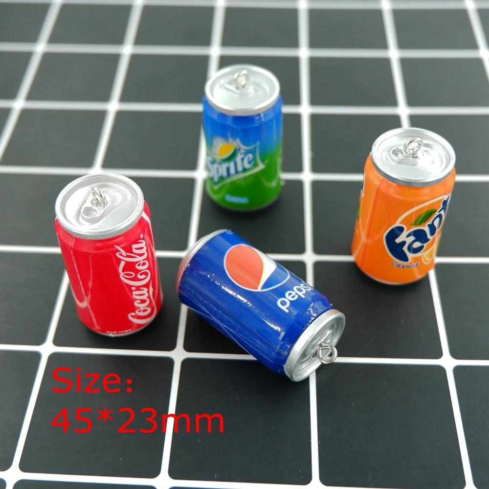

Kawaii Cola Simulated drink Resin Cabochon Craft For diy mobile phone case headband supplies Decoration Simulated drink
