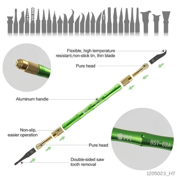 

27 in 1 Multifunctional Tool Set for BGA iPhone CPU CHIP IC Maintenance and Removal Glue Disassemble Hand Tools Repair Tools