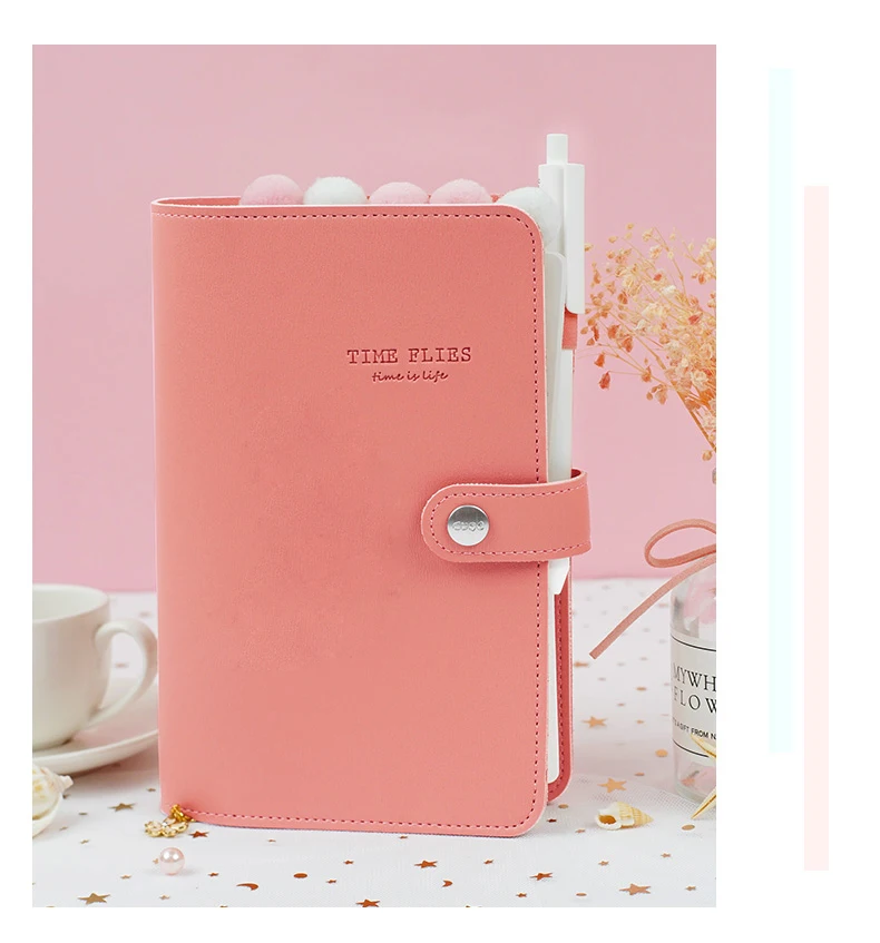 Macaron Bonito Cadernos Espirais Escola Escritório Produtos de Papelaria Fina Presente Organizador Fichário Diário Planejador Semanal Agenda Pessoal a5 a6 10 escola agenda pessoal organizador binder diário planejador semanal presente a5 a6 a7