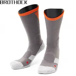 Brothock Баскетбол Носки работает быстро сухой нейлон спортивные носки 2018 новые толстые профессиональной подготовки полотенце снизу Мужчины