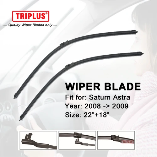 Wiper Blade for Saturn Astra (2008 2009) 1 set 22"+18",Flat Aero