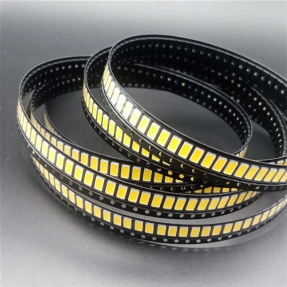 50 шт. SMD светодиодный чип 5730 5630 теплый белый 3000K 0 5 Вт ультра яркая поверхность