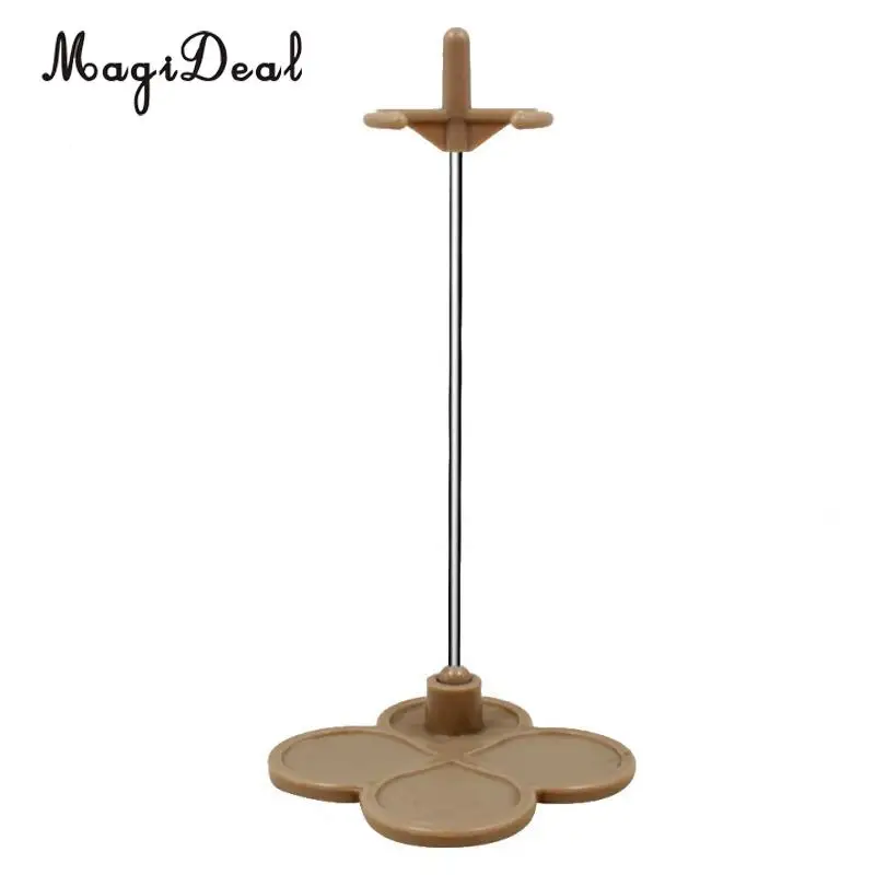 Light Brown Plastic Clover Base Display Stand Holder for 12' Neo Blythe Doll or Licca Kurhn DAL Obitsu 