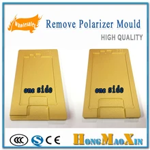 3 шт./лот удалить поляризационная пленка держатель формы для iphone 4 4s 5 5s 5C 6 7 plus ЖК-дисплей поляризованные пленки УФ-клей для удаления