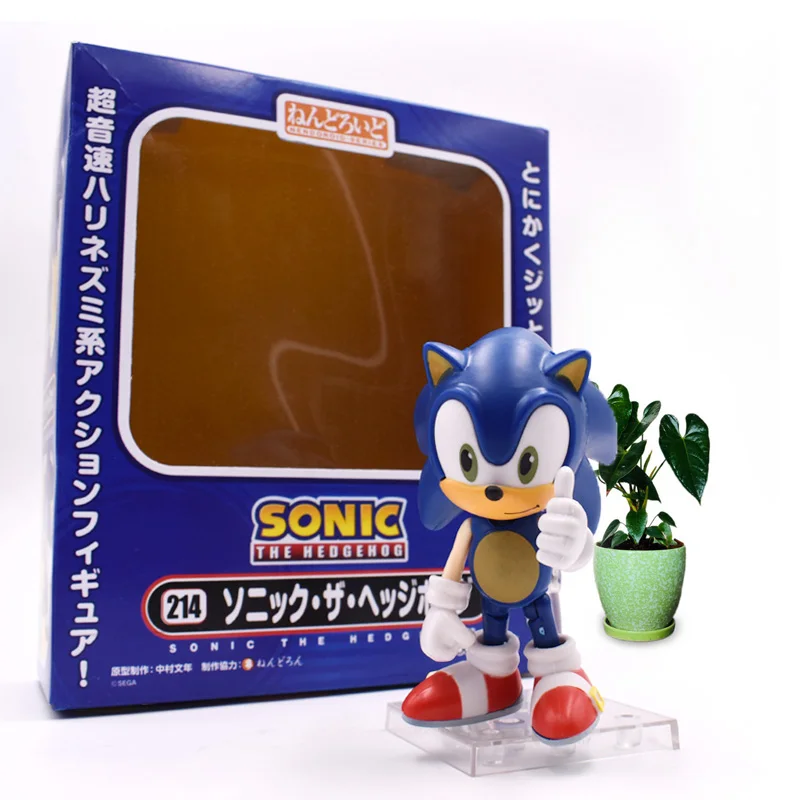 6 styles sonic figures pvc sonic shadow amy rose sticks tails 4 10 cm anime original sonic vivid nendoroid series pvc action figure doll model toy