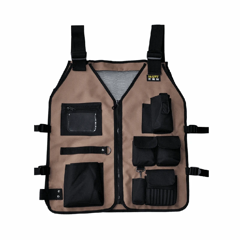 

waterproof 600D Oxford wearing electrical tools bag Shoulders ,tools vest,Tools pouch clothing toolkit