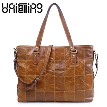 UniCalling масло воск сумки из коровьей кожи женские сумки известных брендов европейский и американский стиль ретро натуральная кожа женская сумка