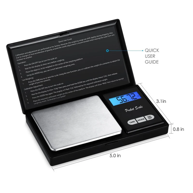 Цифровые карманные весы 0,01 г мини портативные ЖК-Электронные Ювелирные изделия joyeria весы с золотым бриллиантом весы вес ing весы