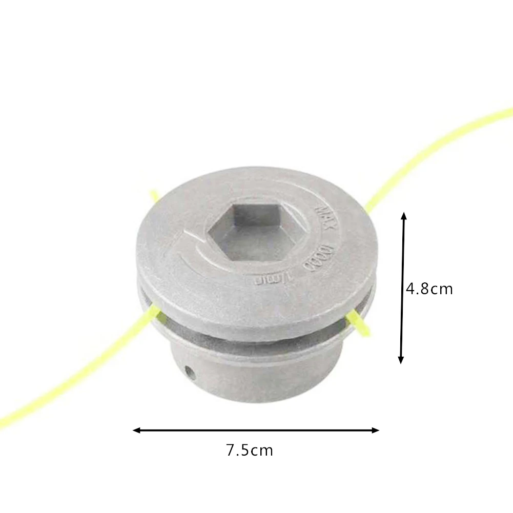 Резьбовая нейлоновая режущая головка, газонокосилка, часть, аксессуар, садовое оборудование с 4 тросами