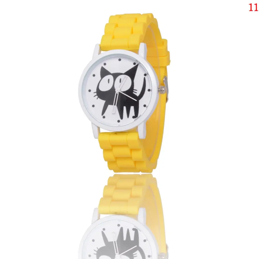 

Men Women Silicone Strap Dress Watch Wristband Trendy Women Quartz Cheap Movement Valentine Girls Ladies Chirldren Kids Gift
