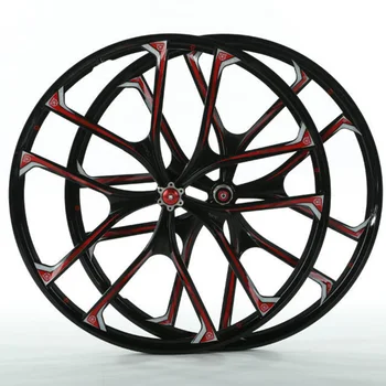 

26inch magnesium alloy wheel Mountain bike wheelset Road bike wheelset all-in-one wheel Bicycle Accessories