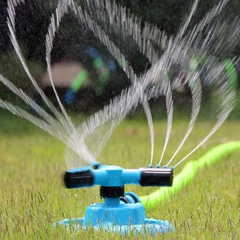 

360-Degree Rotating Three-Split Sprinklers Gardening Watering Supplies Roof Cooling Lawn Watering System Irrigation