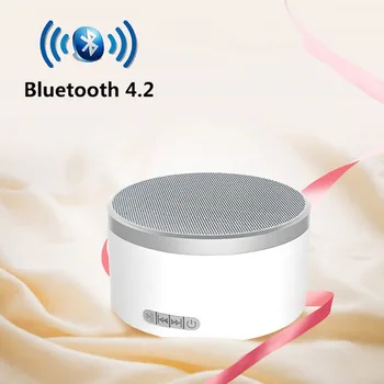 

Bluetooth4.2 Portable mini Speaker With HD Sound and Enhanced Bass Wireless hifi bluetooth Metal Speaker