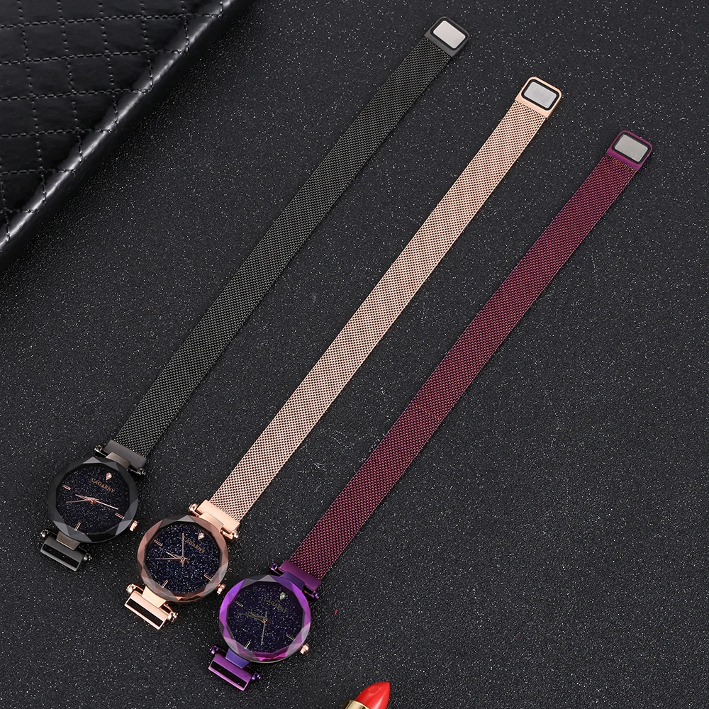 top luxuru brand cagarny quartz watch for women creative wristwatches vogue ladies wristwatches rose gold mesh band 2018 wholesale drop shipping (5)