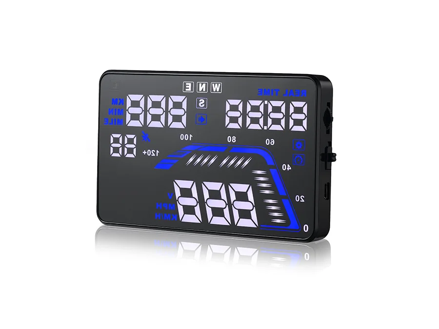 Автомобильный HUD Q7 с большим экраном версия GPS интерфейсом OBD2 Q7|hud q7|q7 hudhud head |