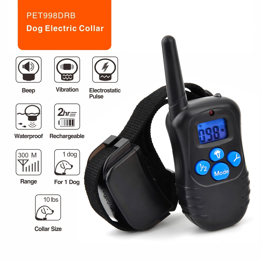 Promotion No Bark Remote Control For Dog Training Collar Anti Bark Collars Electric Waterproof