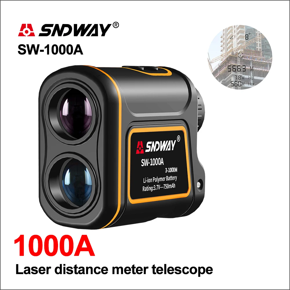 SNDWAY Golf цифровой лазерный дальномер охотничий телескоп Trena мини Измерение 1000 м