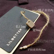 Высокое качество 18 см длина Висячие ярлыки из крафтовой бумаги веревки в одежде, Висячие бирки шнур для одежды цена бирка печать бирка