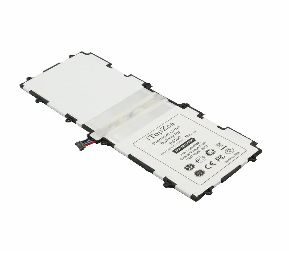 ITopZea 1x7000 mAh SP3676B1A(1S2P) Сменный аккумулятор для samsung Galaxy Tablet Tab 2 Note 10,1 P5100 P5110 P7500 P7510 N8010