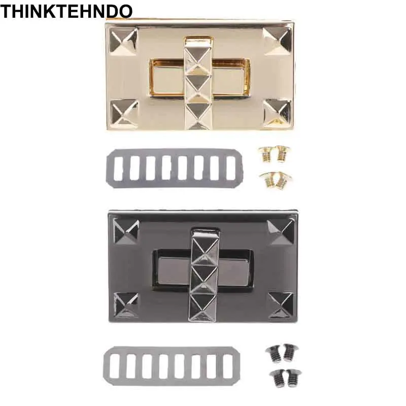 

Metal Lock Twist Clasp Turn Locks for DIY Handbag Shoulder Craft Bag Purse Hardware