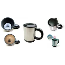 Elektrische Selbst Rühren Becher Tasse für Kaffee/Tee/Getränke (Schwarz)