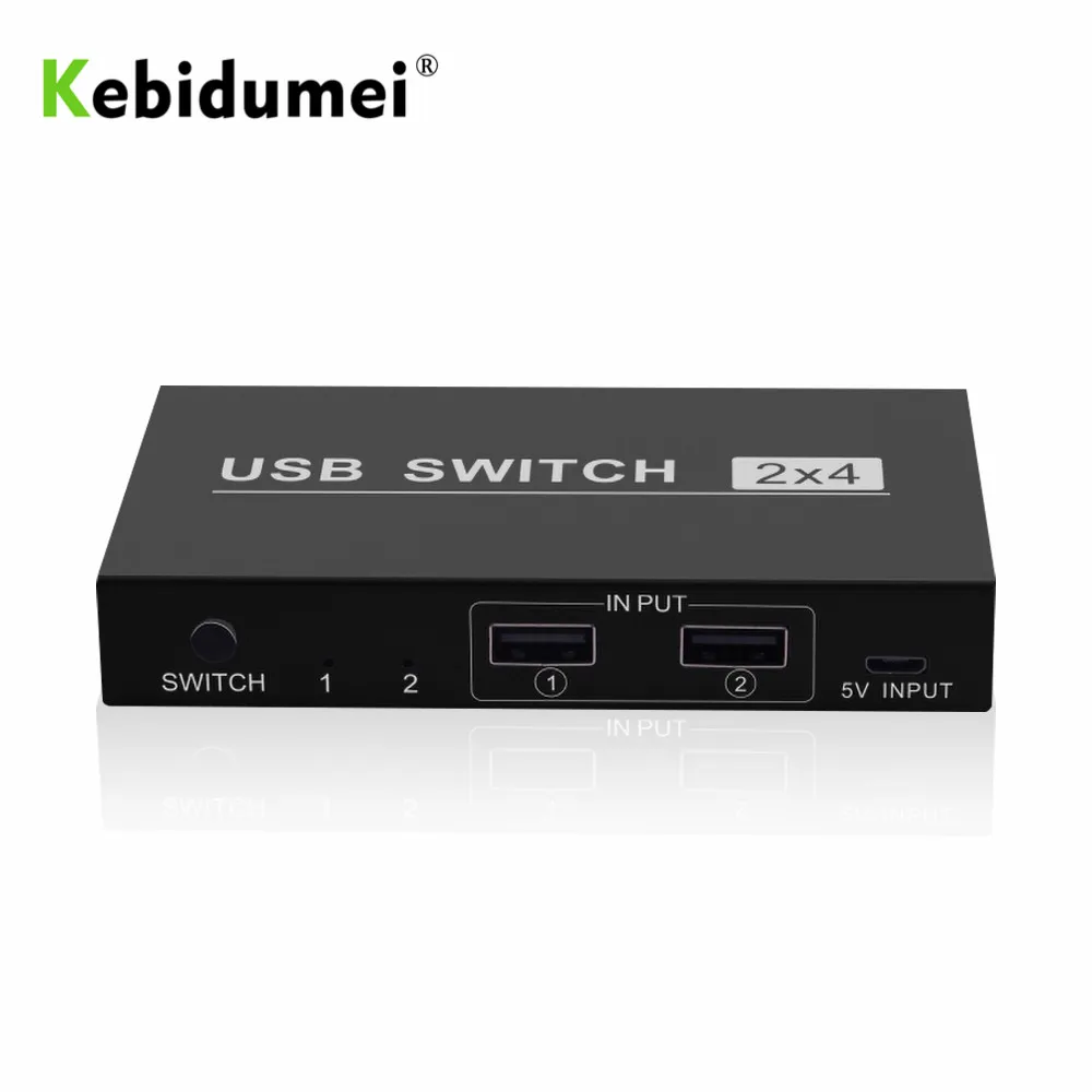 Переключатель kebidumei USB 2 0 переключатель KVM порта 4 устройства для совместного