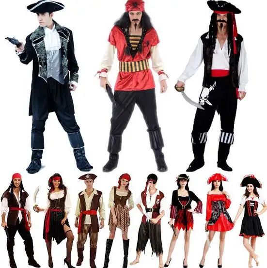Хит 2020 костюм для Хэллоуина взрослых пирата мужчин и женщин|captain costume|cosplay costumecostume