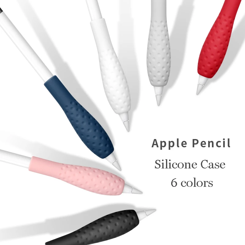 Силиконовый чехол для Apple Pencil 1-го / 2-го поколения силиконовый карандаш для яблока для 9,7 10,5 12,9 iPad Pro Кожа для защиты карандашей