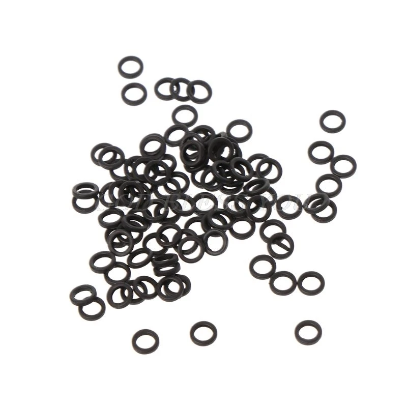 100 Pcs/Set Fishing Rig Ring 3.1mm/3.7mm Diameter Steel Rings Ultrathin Platform Rings Carp Fishing Tackle Accessories