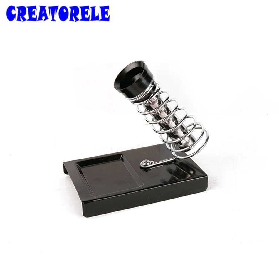 Soldering Iron Support C-4 Stand Holder Base Metal Rectangle Solder Support Station Soldering Iron Safety Protecting Base