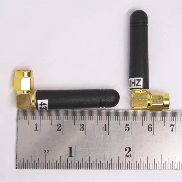 5 шт./лот SW433-WT36 45 мм SMA-JW порт короткая резиновая локоть штанга антенна для 433 МГц беспроводной rf-модуль